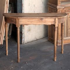 Old Pine Demilune Console