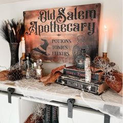 Old Salem Apothecary Canvas Wall Sign