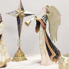 Old World Elegance Heralding Angel Figurine
