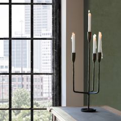 Old World Inspiration Iron Candelabra
