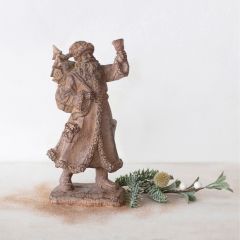 Old World Santa Statue With Bell