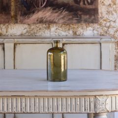 Olive Green Glass Tonic Bottle