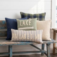 On Lake Time Rectangle Accent Pillow Set of 2