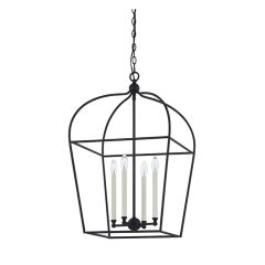 Open Cage 4 Light Pendant 