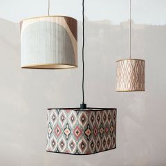   Organic Shaped Patterned Pendant Light Collection