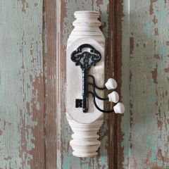 Ornamental Wall Post With Hooks
