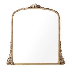 Ornate Elegance Gold Framed Mirror 39 Inch
