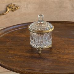 Ornate Footed Petite Jar