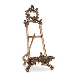 Ornate Gold Finish Easel Stand