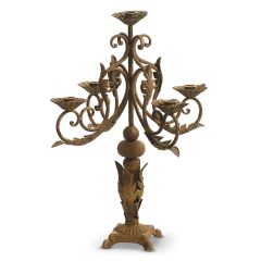 Ornate Scrollwork Candelabra