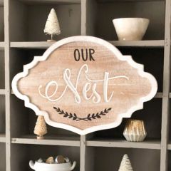Our Nest Wall Sign