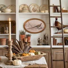 Oval Framed Pheasant Wall Decor