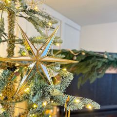 Oversized Mirrored Star Ornament