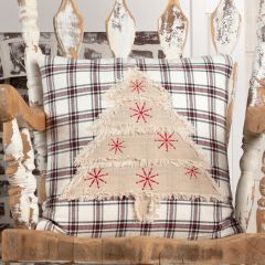 Plaid Pattern Christmas Pillow