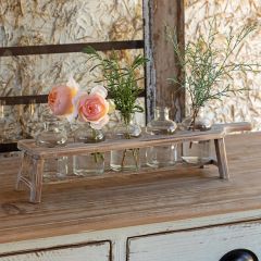 Paddle Board and Bottles Centerpiece Display