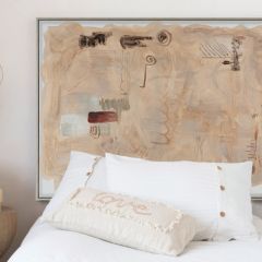 Painted Abstract Framed Canvas Wall Art