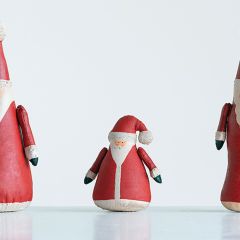 Painted Canvas Santa