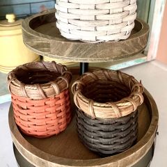 Painted Fall Farmhouse Basket Set of 3