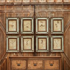 Painted Frame Botanical Print Set of 8