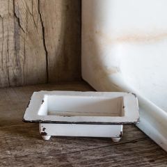 Painted Metal Farmhouse Soap Dish