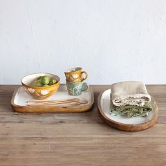 Painted Tulips Stoneware Mug Set of 2