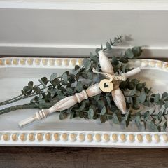 Painted Wooden Spindle Cross