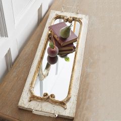 Pale Fir Wood Mirror Tray