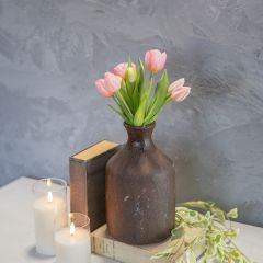 Pale Pink Tulip Floral Spray Set of 4