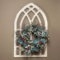 Pale Window Frame Wall Decor