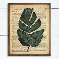 Palm Gazette Framed Print