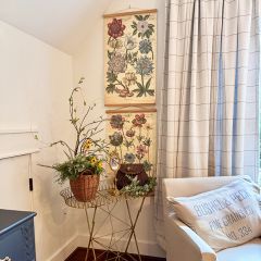 Paper Floral Tapestry Set of 2
