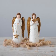 Paper Mache Angel Set of 2