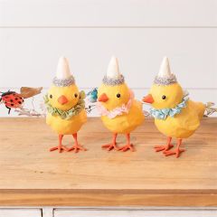 Party Chick Figurines Set of 3