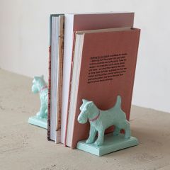 Pastel Terrier Bookend Set