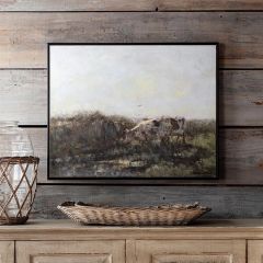 Pastoral Cows Print Wall Decor