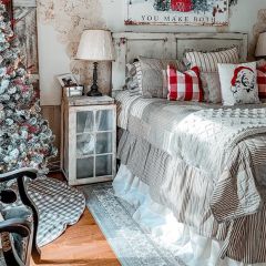 Patchwork Stripes Reversible Quilt and Shams Set