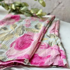 Patina Vie Floral Crinkled Scarf By Antique Farm House