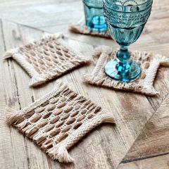 Patina Vie Handwoven Coaster Set of 4 By Antique Farm House