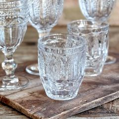 Patina Vie Paris Clear Tumbler by Antique Farmhouse Set of 6