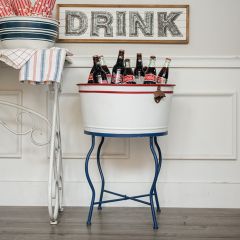 Patriotic Drink Tub On Stand