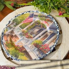 Patriotic Porch Flag Plate
