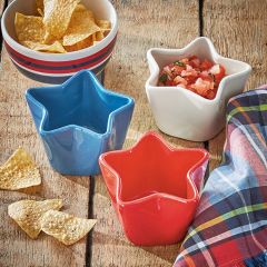 Patriotic Star Bowls Set of 3