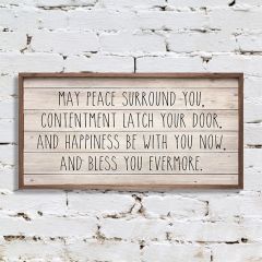 Peace Blessing Wall Art