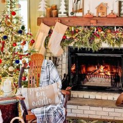 Peace on Earth Holiday Lumbar Pillow