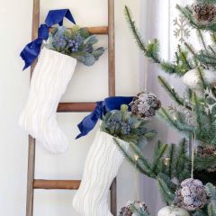 Pearl Detailed Christmas Stocking