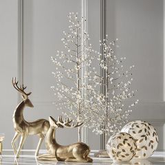 Pearls With Glitter Tree