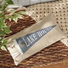 Pennant Flag Lake House Pillow