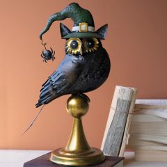 Perched Halloween Owl