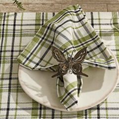 Perfectly Plaid Farmhouse Cloth Napkin Set of 4