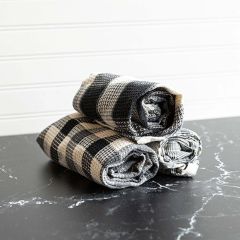 Perfectly Plaid Patterned Kitchen Towels Set of 3
